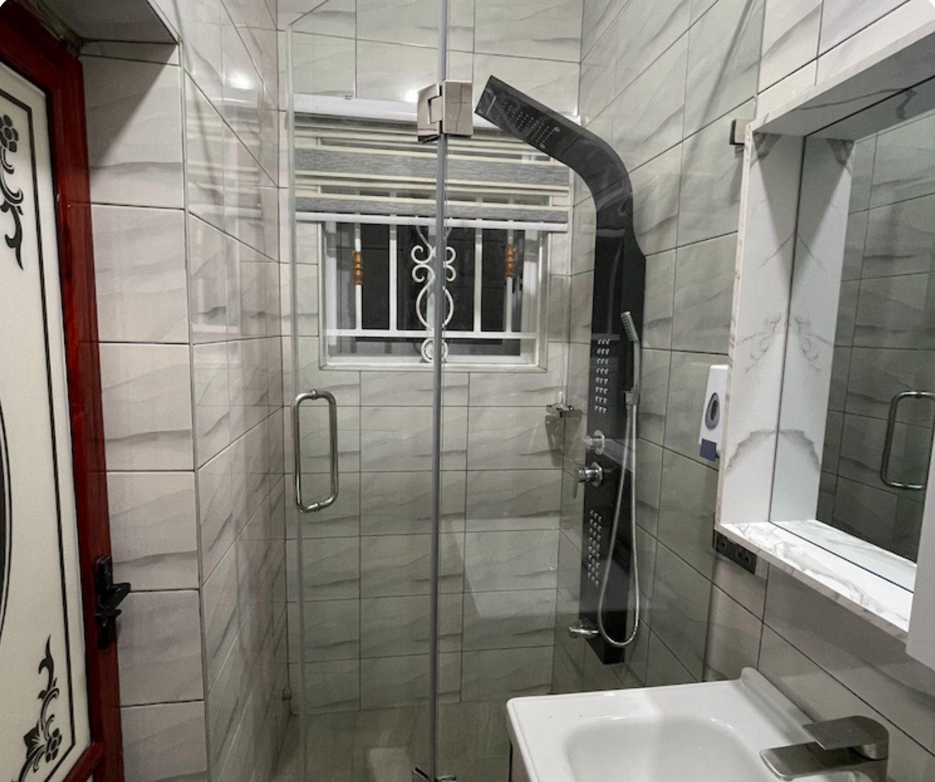 Modern Clear Swing Shower Enclosure