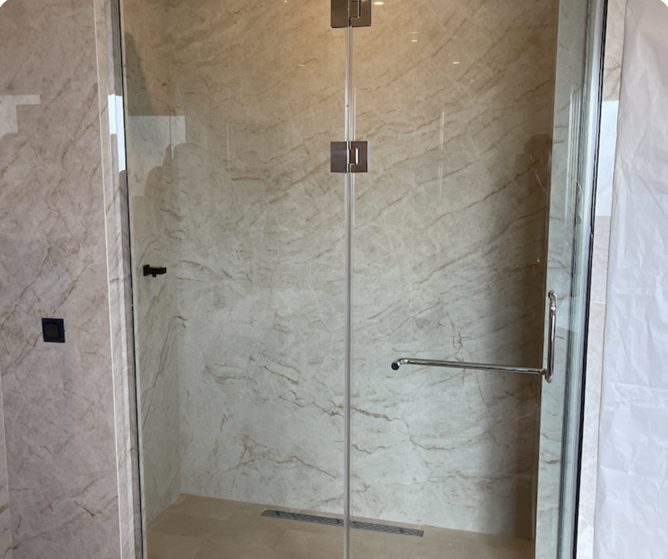 Luxury Clear Swing Shower Enclosure